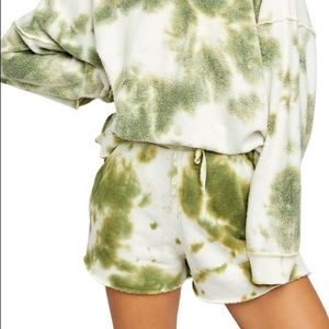 Free People Tie Dye Shorts